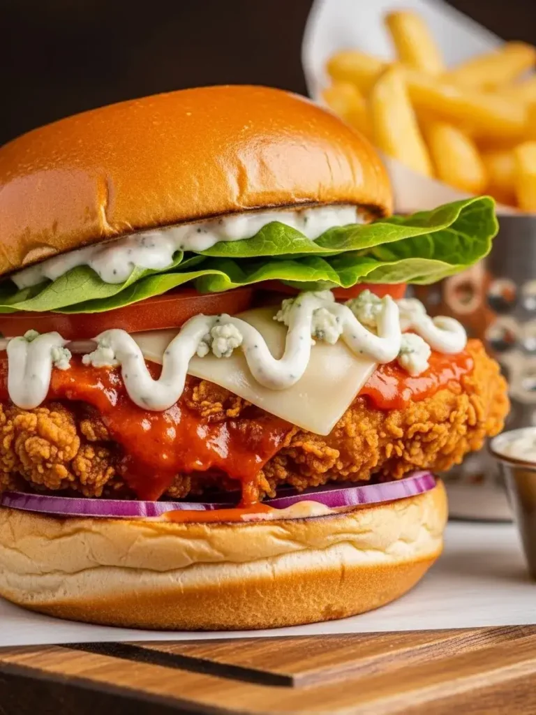 How To Serve Buffalo Chicken Sandwich