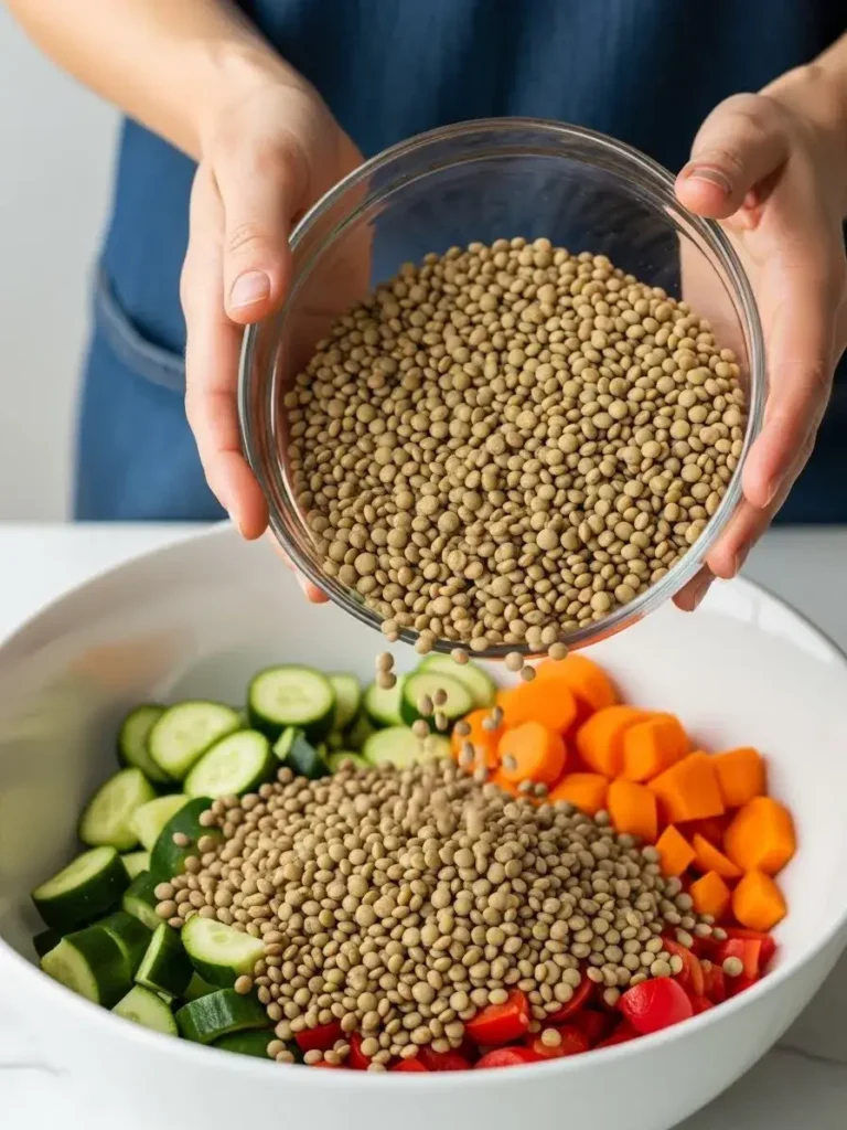 How to Make Lentil Salad