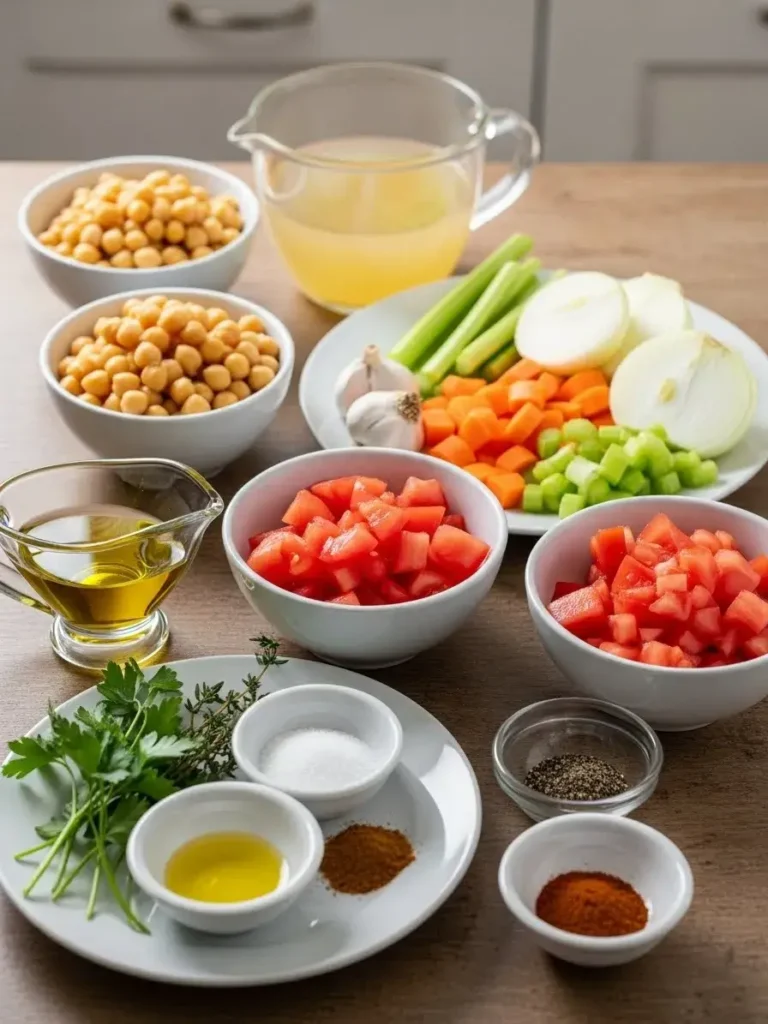 Ingredient for Chickpea Soup