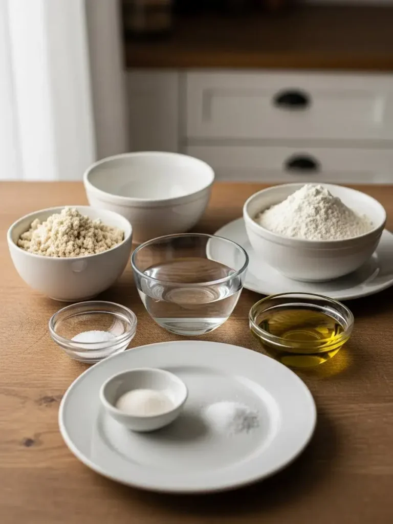 Ingredient for Sourdough Discard Pizza Dough