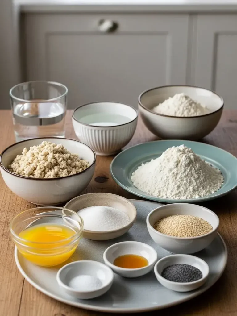 Ingredients For Sourdough Discard Bagels