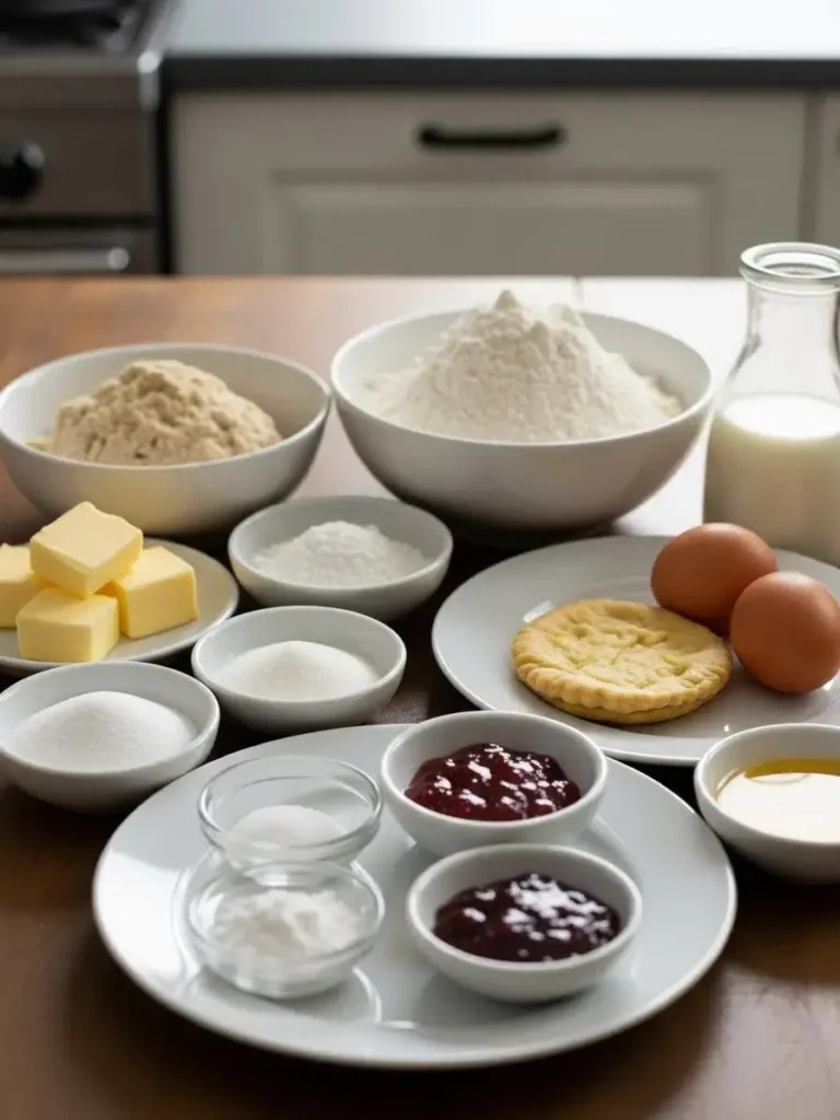 Key Ingredients For Homemade Sourdough Pop Tarts Key Ingredients For Homemade Sourdough Pop Tarts