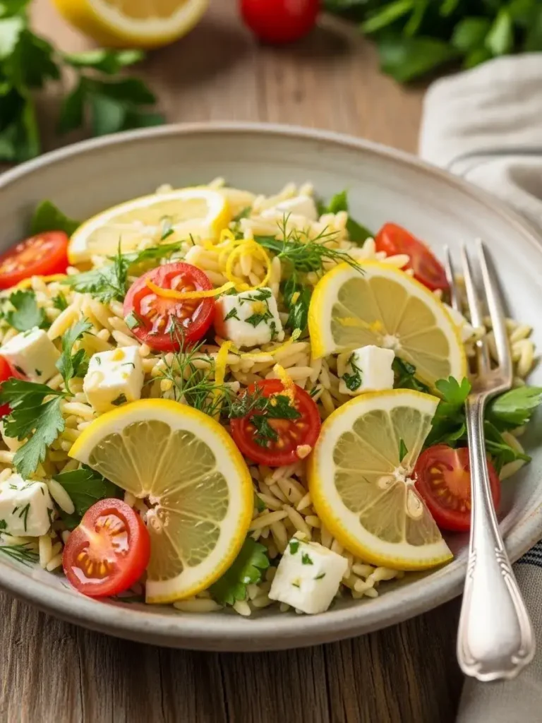 Make-Ahead Tips for Gatherings Lemon Orzo Salad