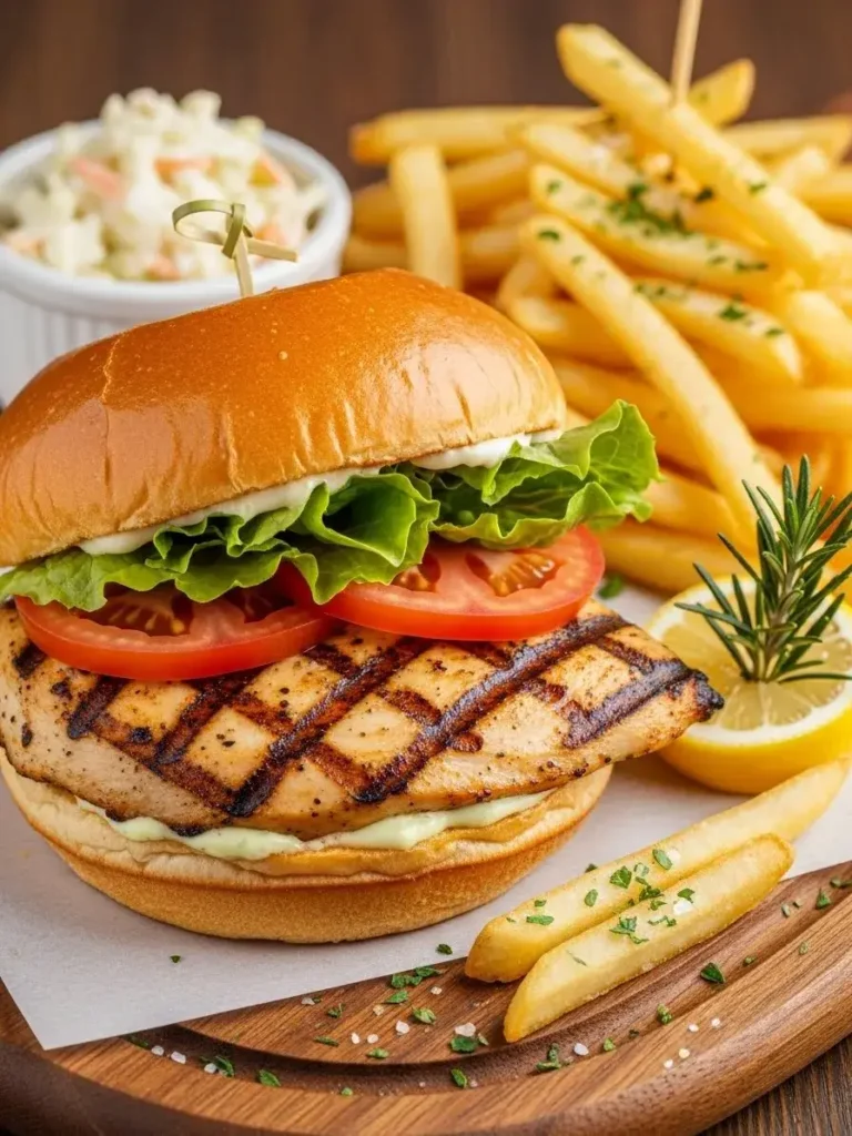 Serving Ideas Grilled Chicken Sandwich