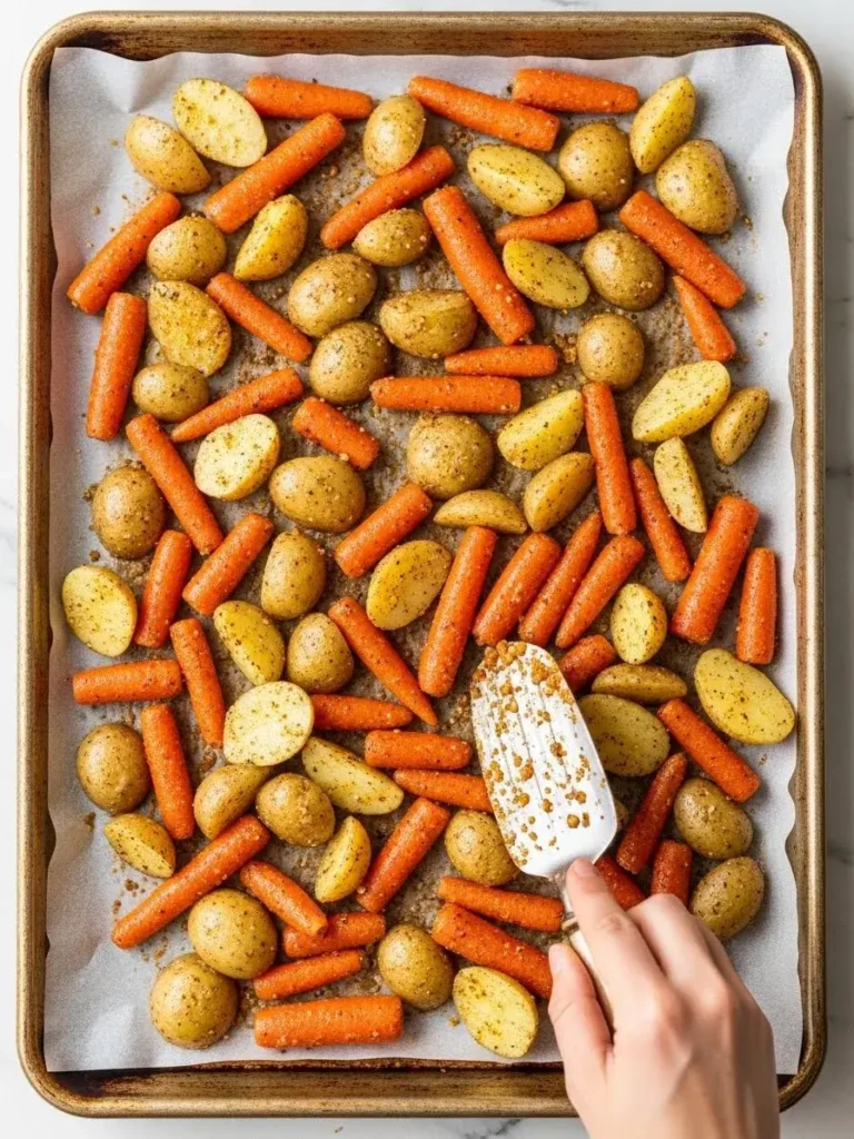 Step-by-Step Instructions Roasted Carrots and Potatoes