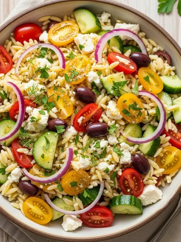 Storage and Advance Preparation greek orzo pasta salad Storage and Advance Preparation greek orzo pasta salad