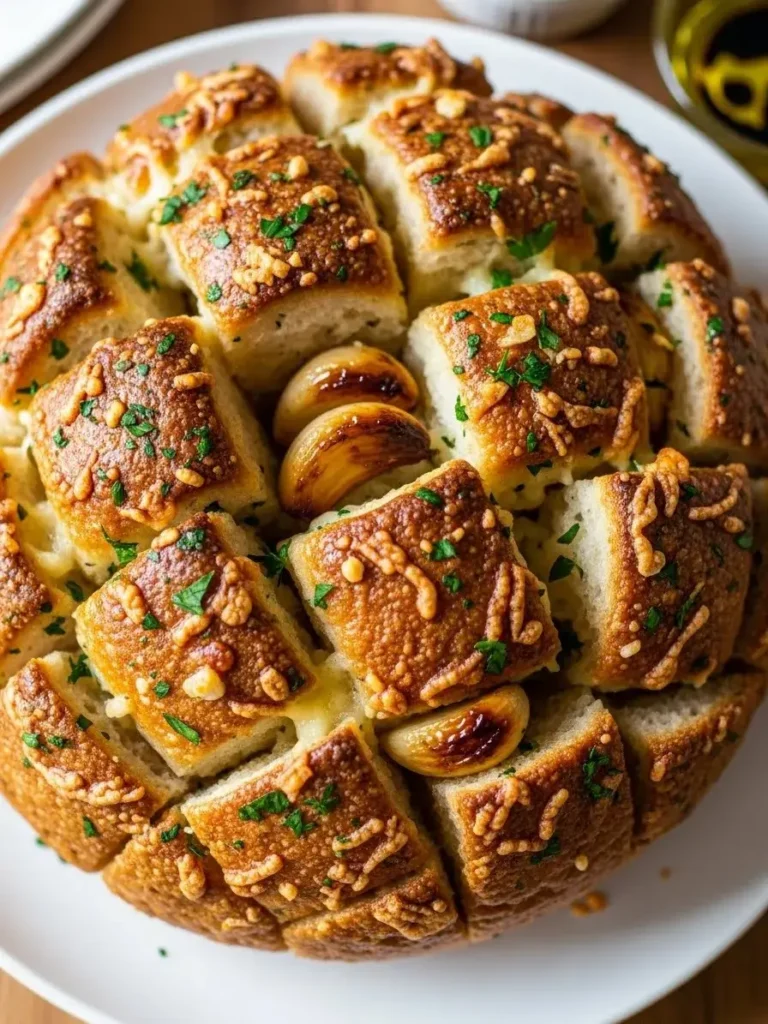 Storage and Reheating Instructions Sourdough Discard Garlic Pull Apart Bread