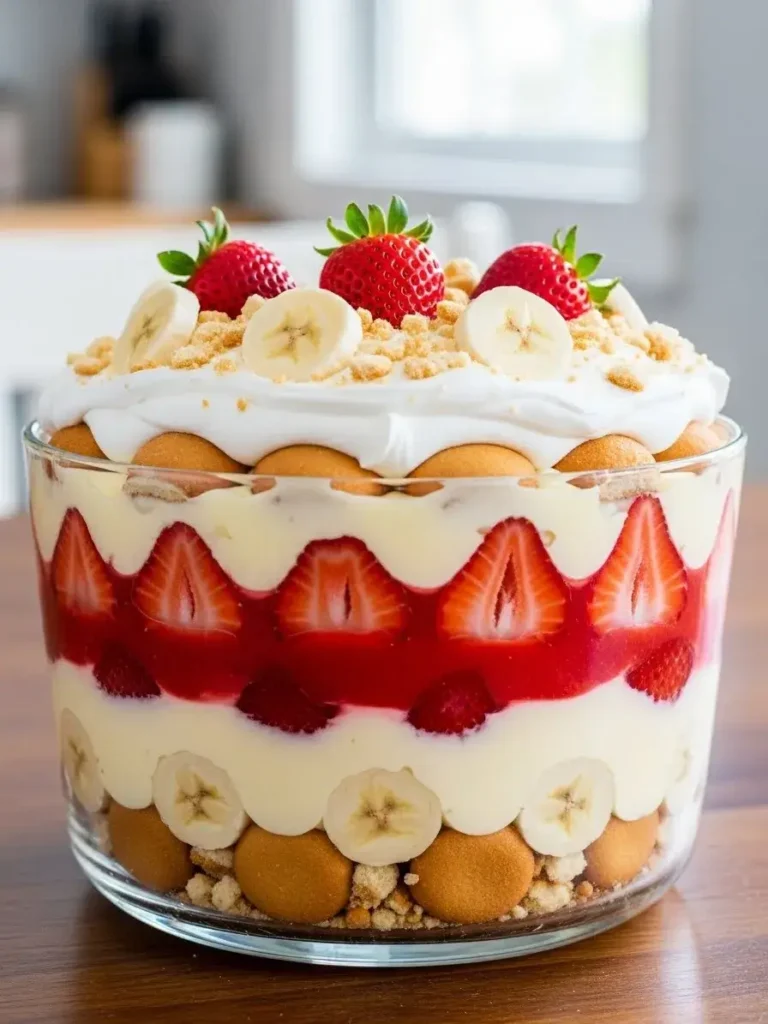 Storage and Reheating Strawberry Banana Pudding