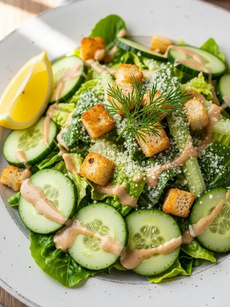 Tips for Best Results Cucumber Caesar Salad