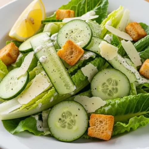 Cucumber Caesar Salad