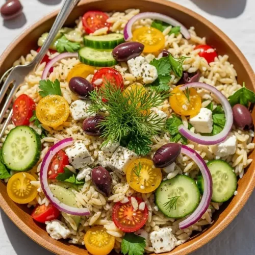 Greek Orzo Salad