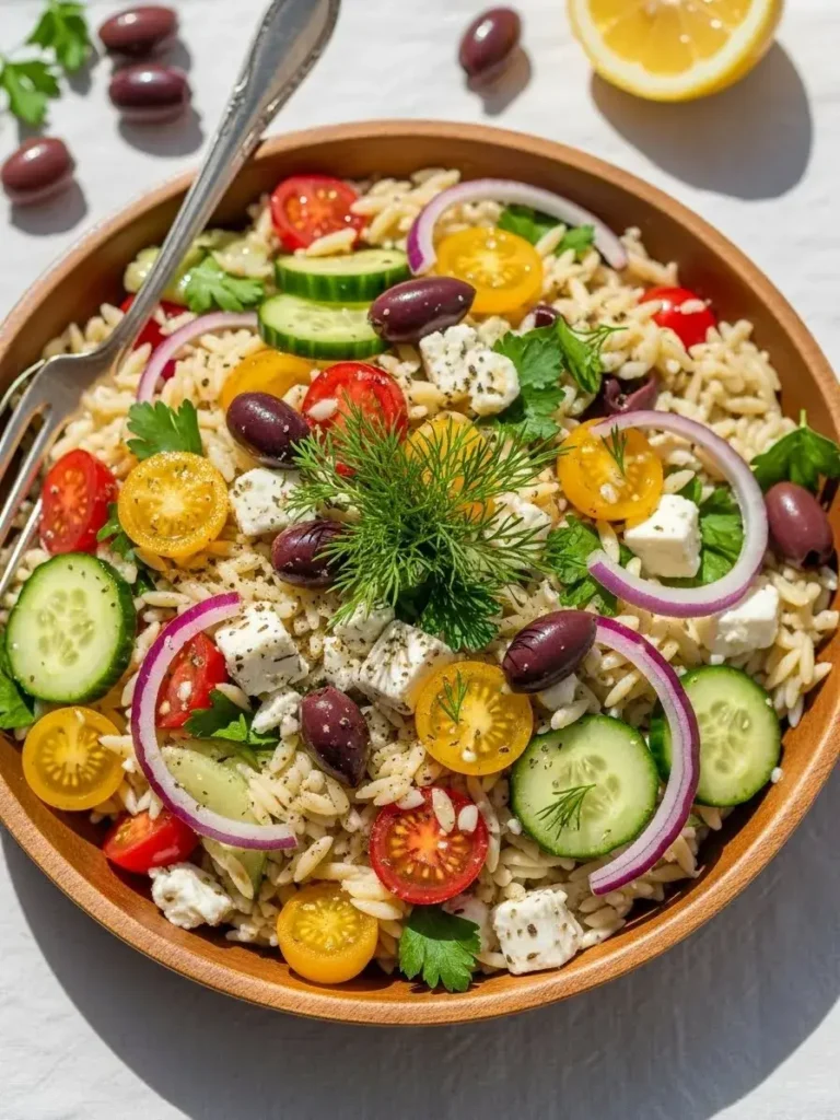 Greek Orzo Salad