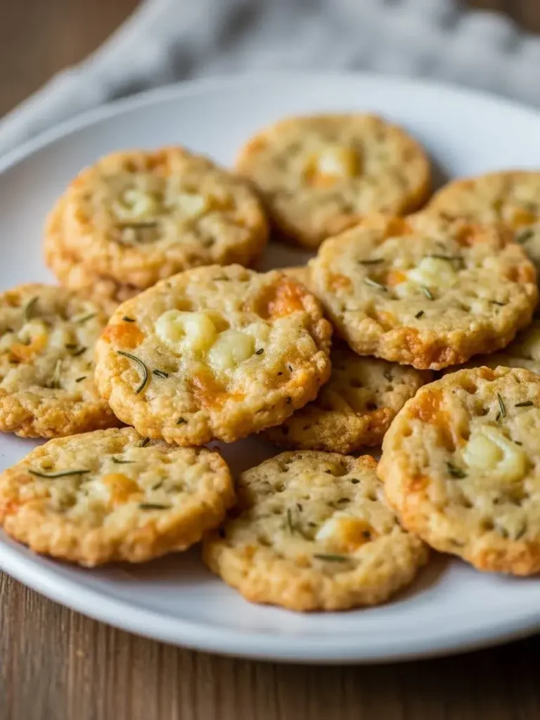 Sourdough Cheese Crackers