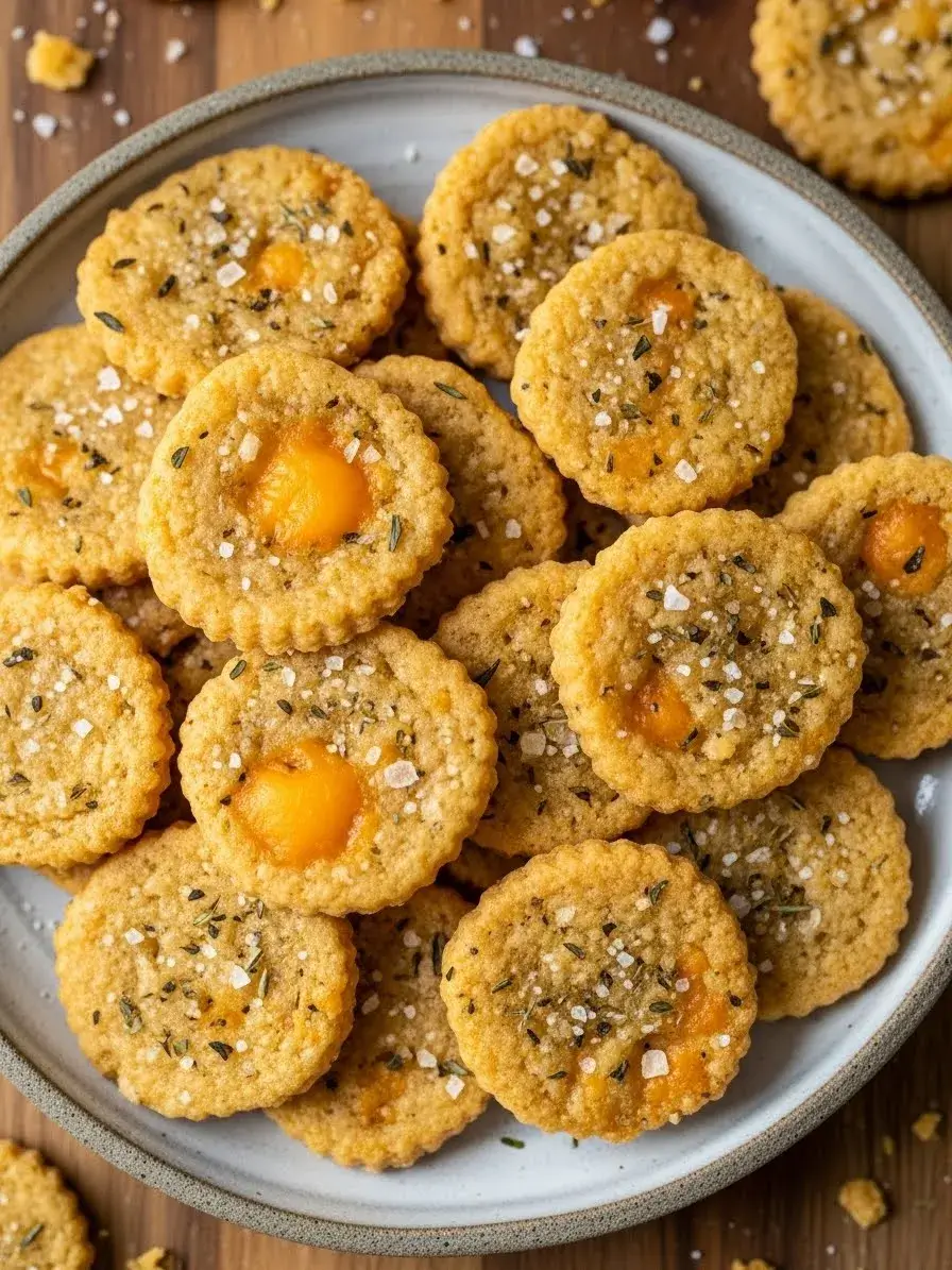 Sourdough Discard Cheese Cracker