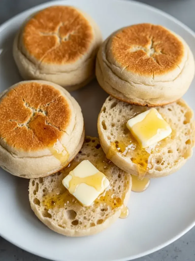 Sourdough English Muffins