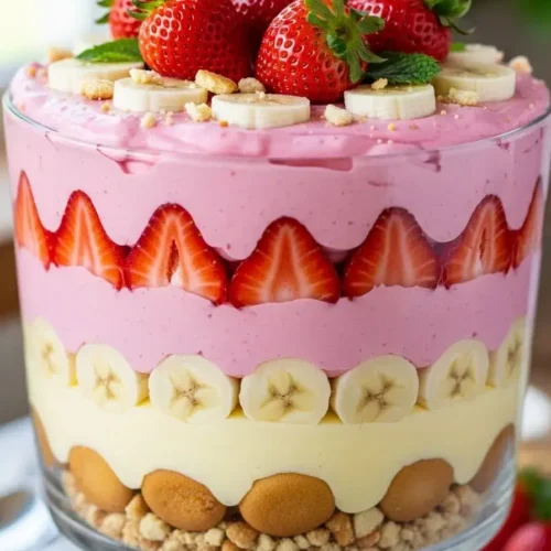 Strawberry Banana Pudding
